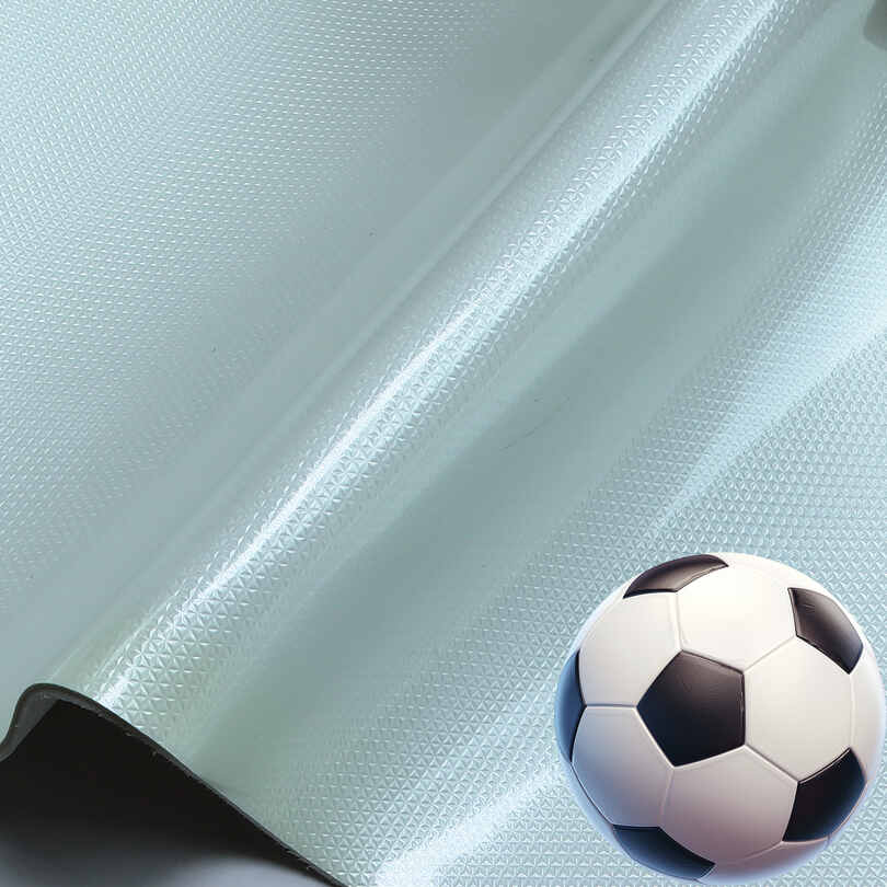 Material din piele PU strălucitoare cu oglindă de cristal pentru mingi de fotbal