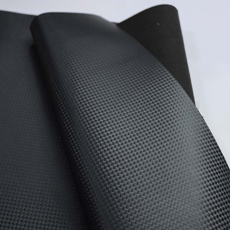 Fibră de carbon PVC Piele sintetică Țesătură pentru interiorul mașinii